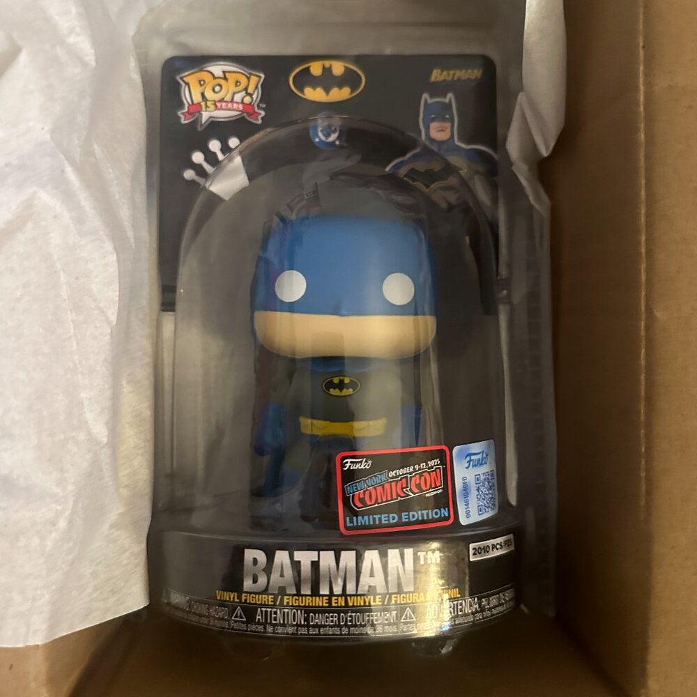 🦇 Funko Pop! Batman #15 Years of Pop! | NYCC 2025 Limited Edition 🦇